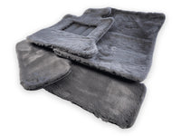 Dark Gray Sheepskin Floor Mats For Rolls Royce Ghost Series II (2021-2024) ER56 Design Brand