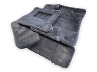 Dark Gray Sheepskin Floor Mats For Rolls Royce Phantom VIII (2017-2024) Er56 Design Brand
