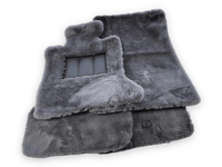 Dark Gray Sheepskin Floor Mats For Rolls Royce Spectre (2023-2024) Er56 Design Brand - AutoWin