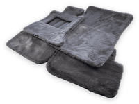 Dark Gray Sheepskin Floor Mats For Rolls Royce Spectre (2023-2024) Er56 Design Brand - AutoWin