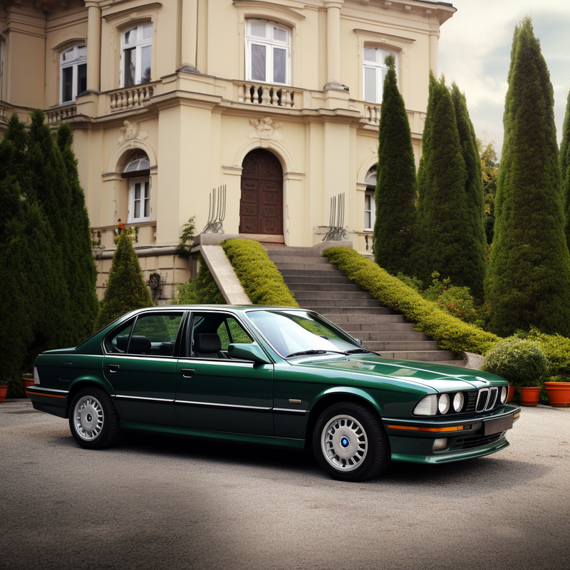 BMW M5 用のプレミアム フロア マットE34 セダン (1988-1996)