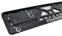 FeelThePower Number Plate Holder Eu Standard Size 52 Cm X 11 Cm - AutoWin
