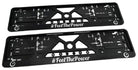 FeelThePower Number Plate Holder Eu Standard Size 52 Cm X 11 Cm - AutoWin
