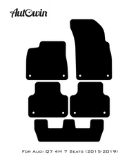 Floor Mats for Audi Q7 4M (2015-2019) ER56 Design - AutoWin