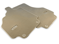 Floor Mats for Audi R8 (2007-2015) Beige Carpet ER56 Design - AutoWin