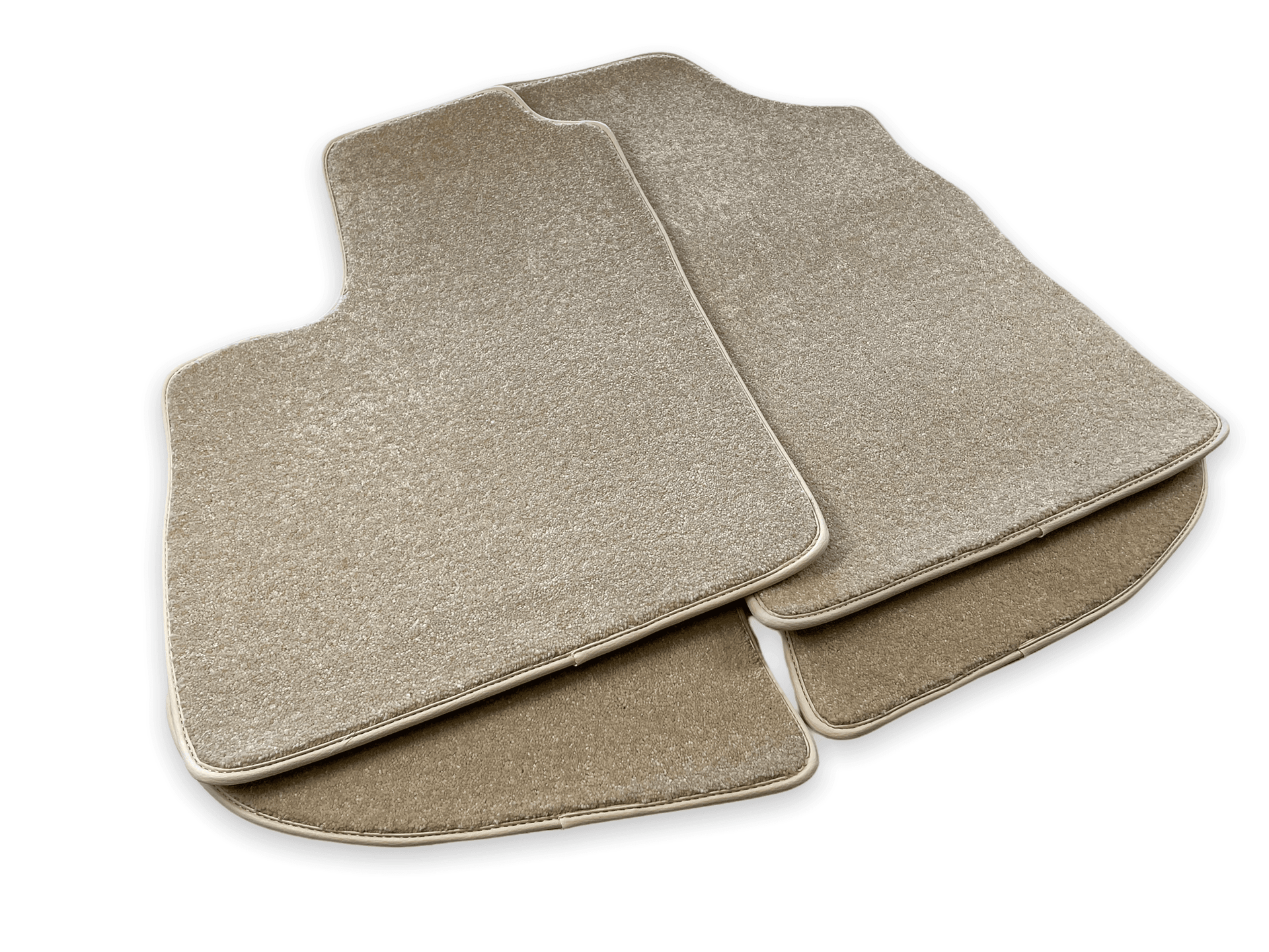 Floor Mats For Bentley Continental GT Beige Luxury Quality 2011–2018 - AutoWin