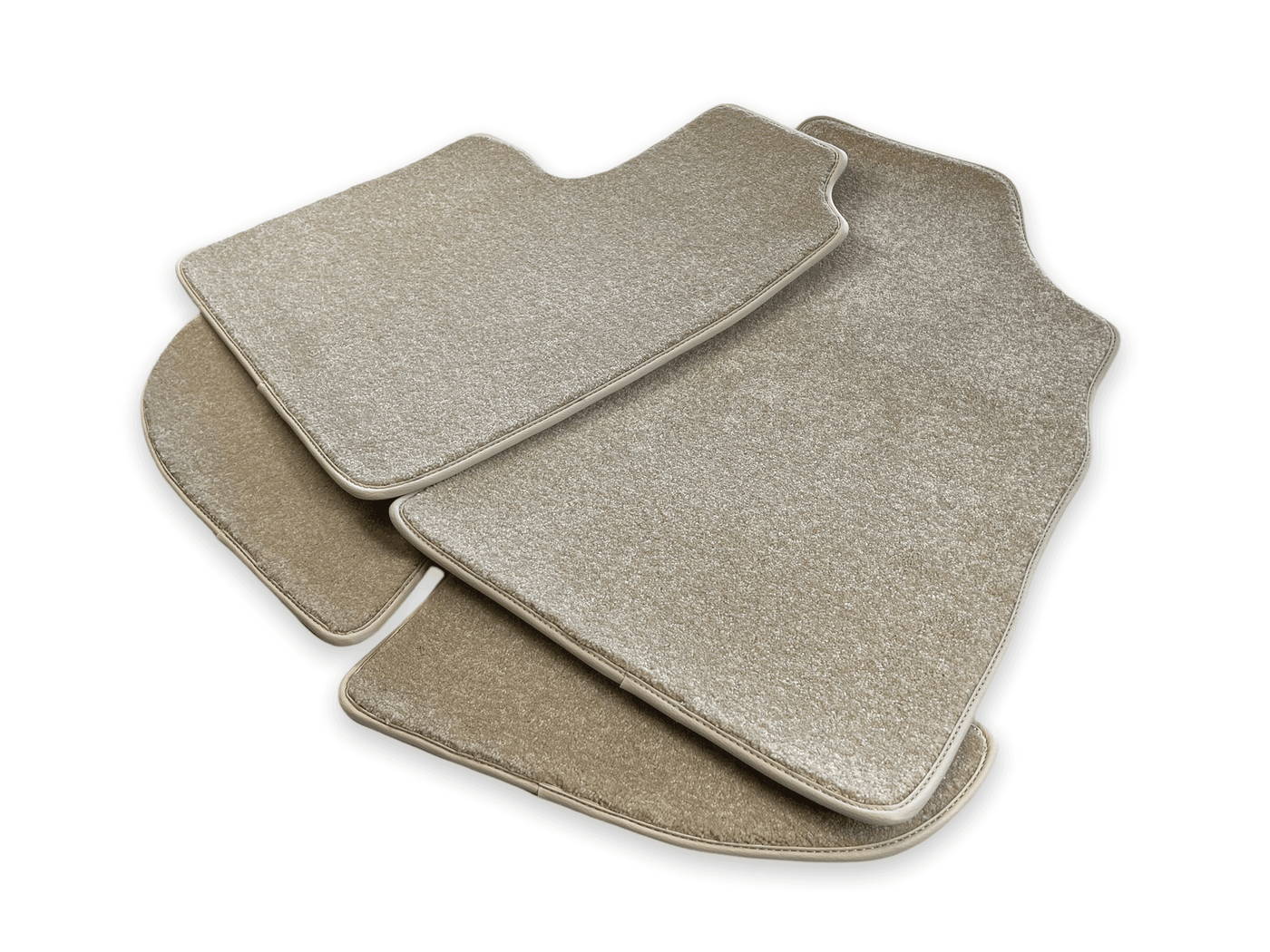 Floor Mats For Bentley Continental GT Beige Luxury Quality 2011–2018 - AutoWin