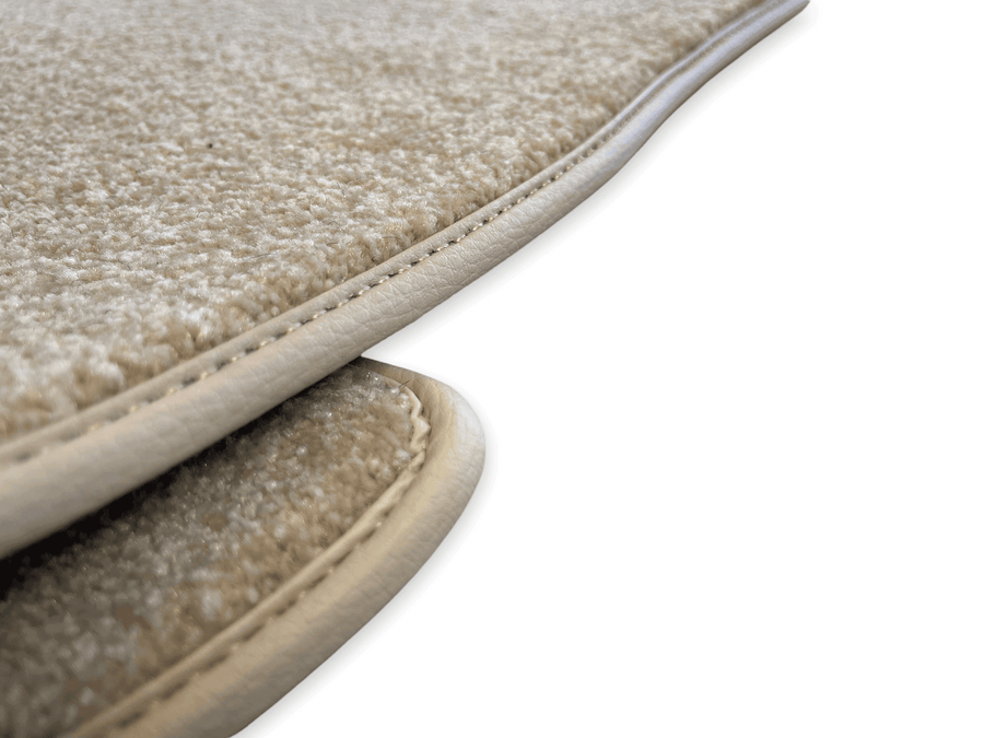 Floor Mats For Bentley Continental GTC (2011-2018) Beige Luxury Quality - AutoWin