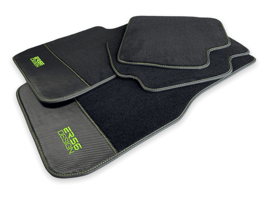 Floor Mats For BMW F74 Gran Coupe (2025-2026) Carbon Leather Er56 Design - AutoWin