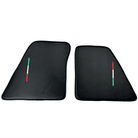 Floor Mats for Ferrari 296 GTS (2022-2024) Made From Carbon Fiber Leather - AutoWin