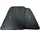 Floor Mats for Ferrari SF90 Stradale (2019-2024) Made From Carbon Fiber Leather - AutoWin