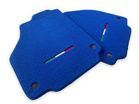Floor Mats For Ferrari 458 GT2 2012-2015 Blue Autowin Brand Italian Edition