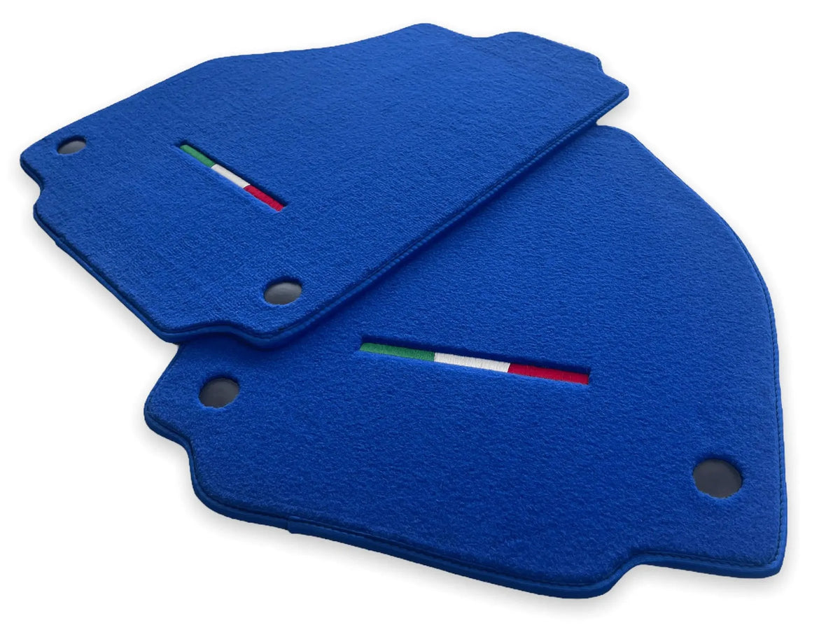 Floor Mats For Ferrari 458 GT2 2012-2015 Blue Autowin Brand Italian Edition