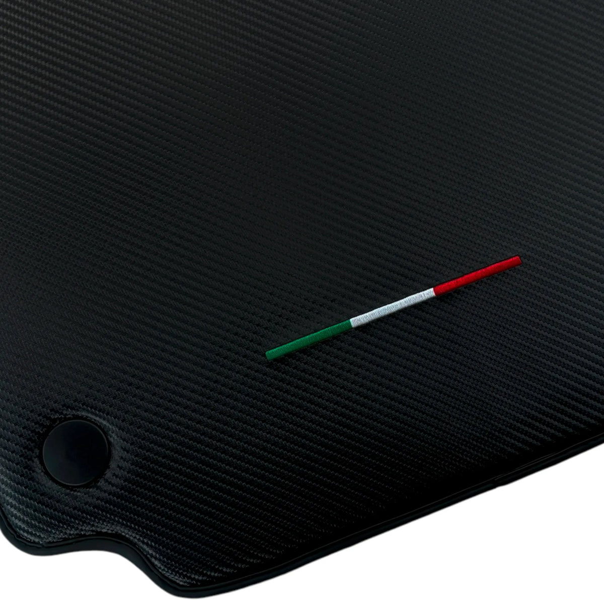 Floor Mats for Ferrari 458 GT2 (2012-2015) Carbon Fiber Leather Autowin Brand Italian Edition