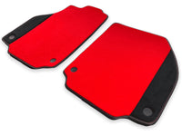 Floor Mats For Ferrari 458 GT2 (2012-2015) Red Carpet And Alcantara Leather