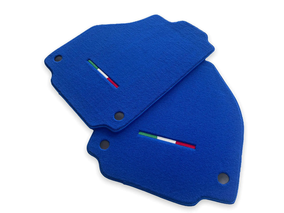 Floor Mats For Ferrari 458 Italia 2009-2015 Blue Autowin Brand Italian Edition - AutoWin