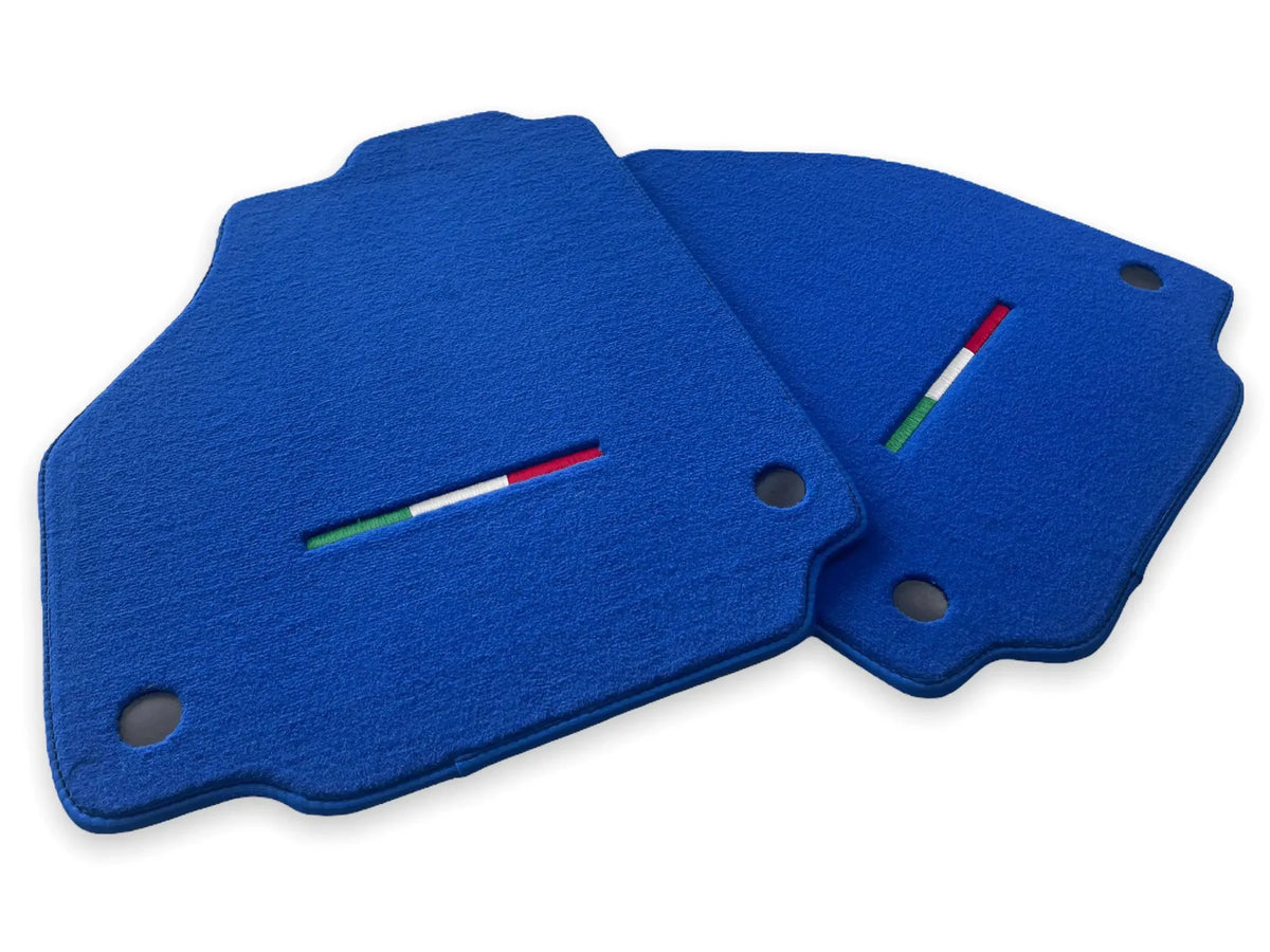 Floor Mats For Ferrari 458 Italia 2009-2015 Blue Autowin Brand Italian Edition - AutoWin
