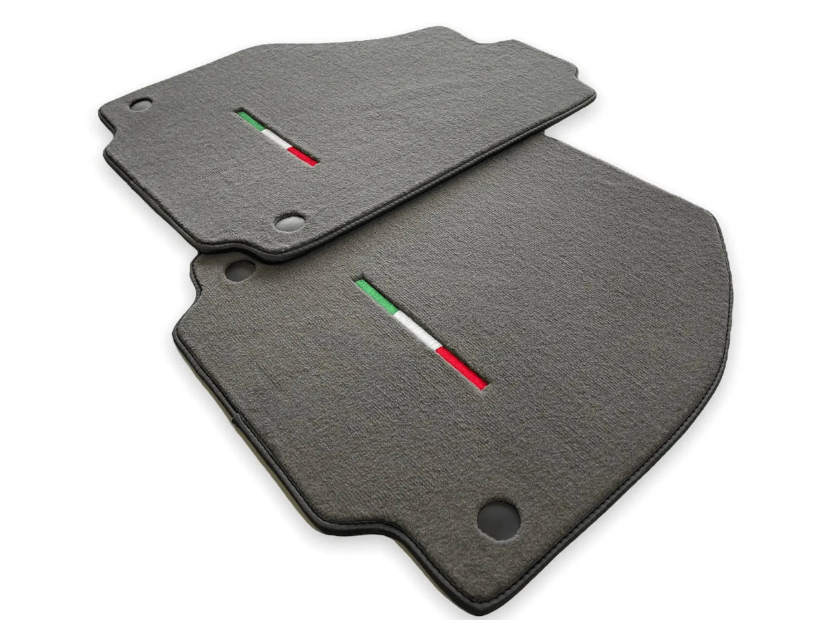 Floor Mats For Ferrari 458 Italia 2009-2015 Gray Autowin Brand Italian Edition - AutoWin