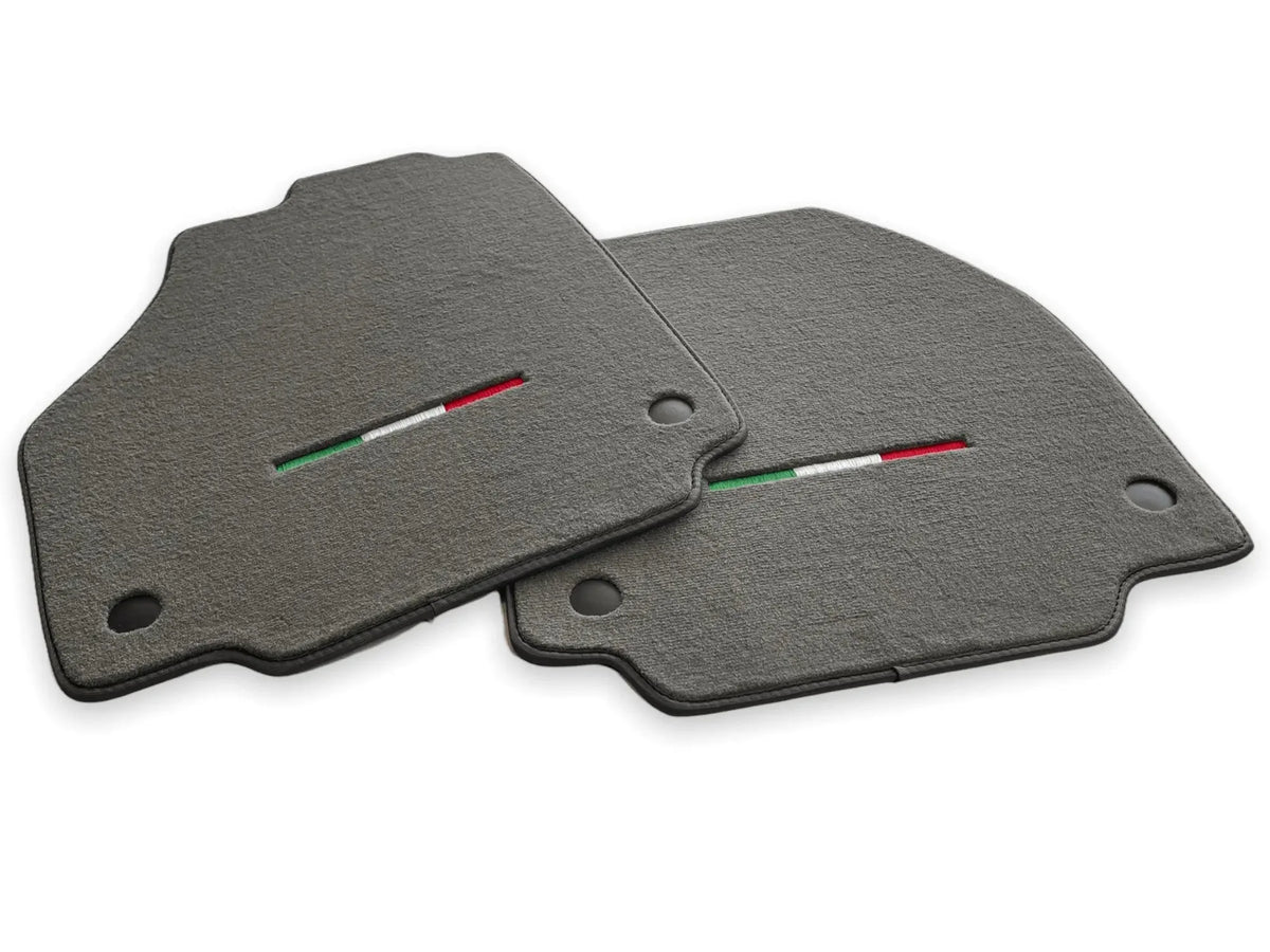 Floor Mats For Ferrari 458 Italia 2009-2015 Gray Autowin Brand Italian Edition - AutoWin