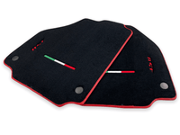 Floor Mats For Ferrari 458 Italia (2009-2015) Red Trim - AutoWin