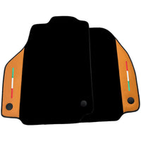 Floor Mats for Ferrari 458 Italia (2009-2015) with Beige Tradizione Nappa Leather - AutoWin