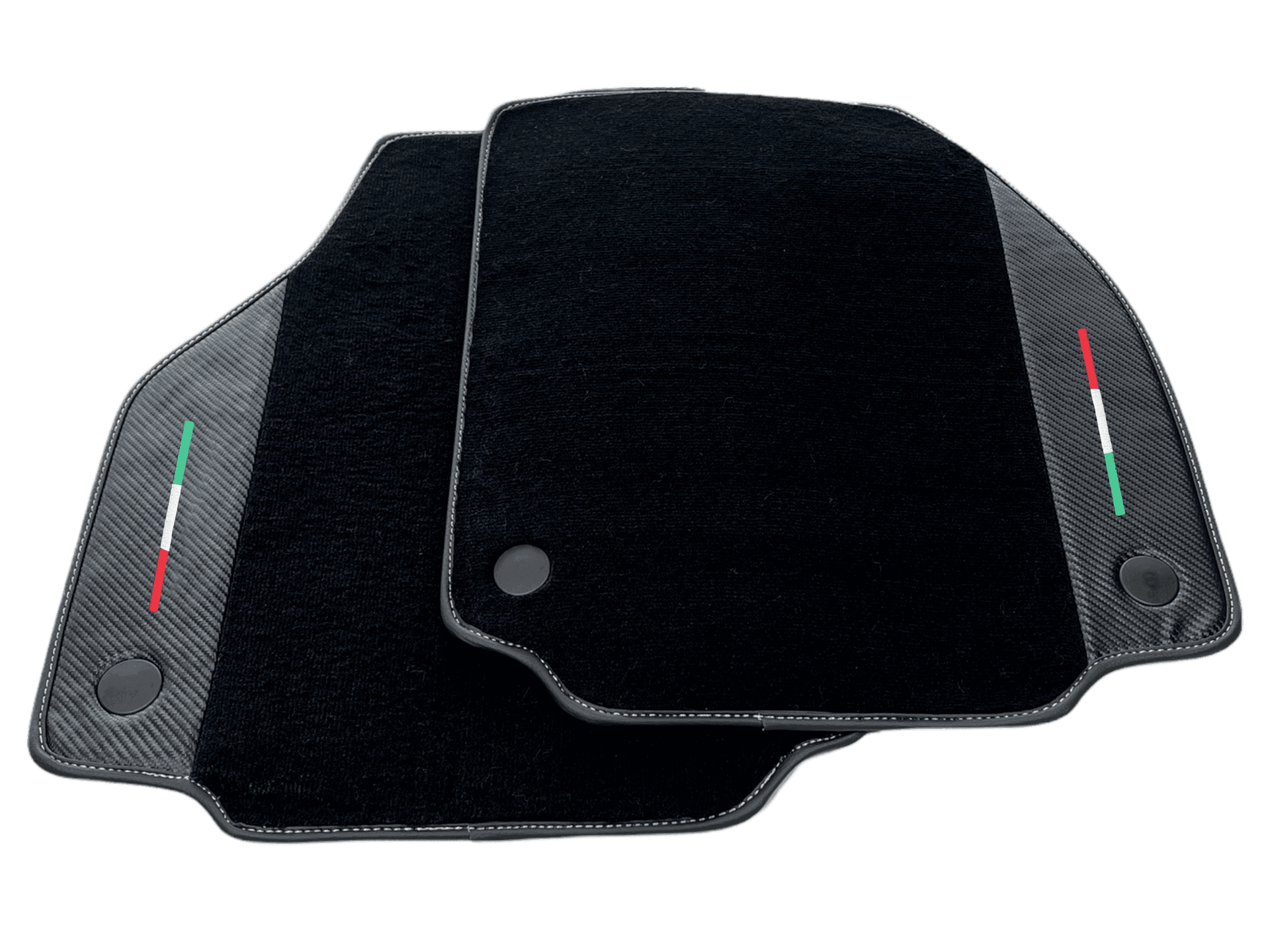 Floor Mats For Ferrari 458 Speciale (2012-2015) Carbon Leather - AutoWin