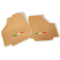 Floor Mats For Ferrari 458 Speciale (2012-2015) Beige Autowin Brand Italian Edition