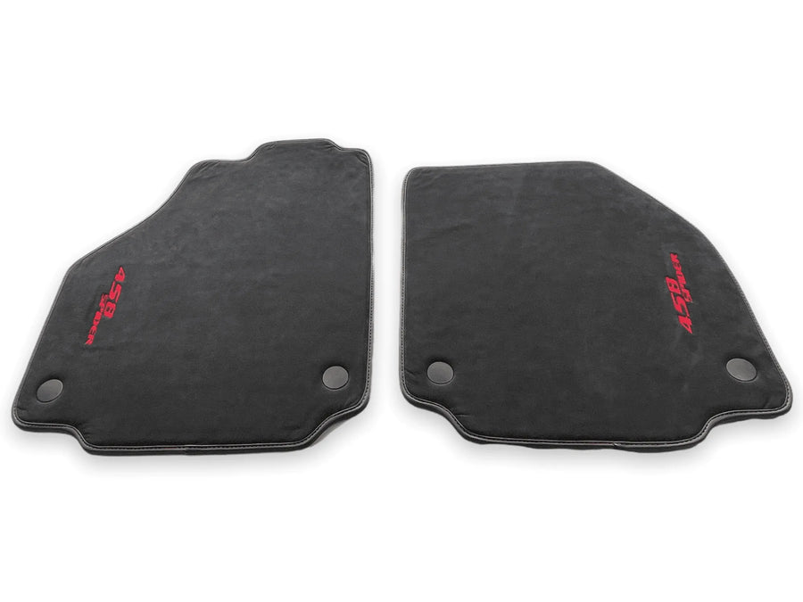 Floor Mats For Ferrari 458 Spider 2012-2015 Alcantara Leather - AutoWin