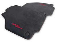 Floor Mats For Ferrari 458 Spider 2012-2015 Alcantara Leather - AutoWin