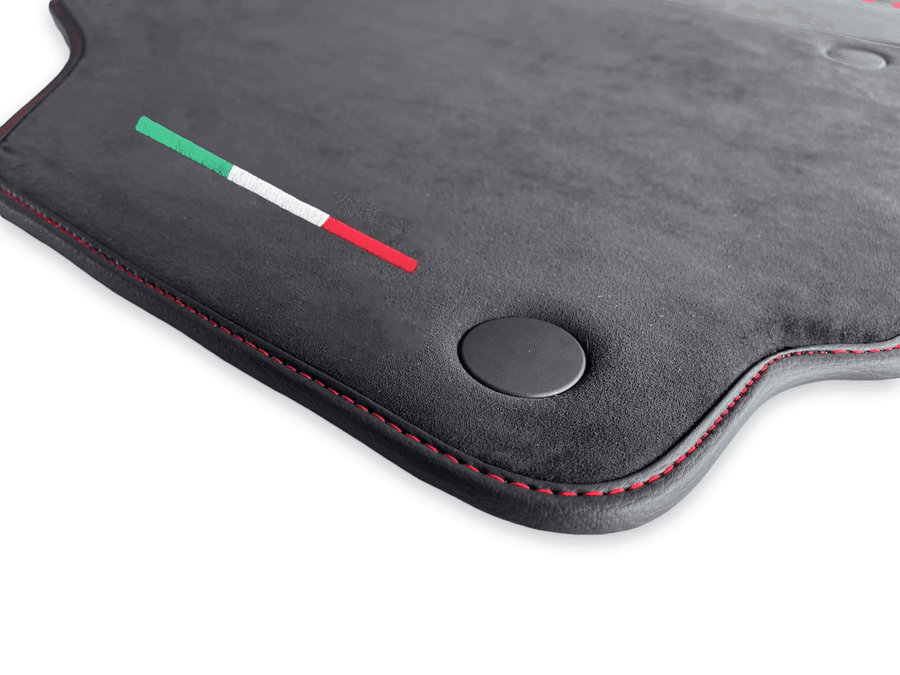 Floor Mats For Ferrari 458 Italia 2009-2015 Alcantara Leather - AutoWin