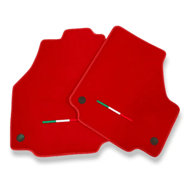 Floor Mats For Ferrari 458 Spider 2012-2015 Red Autowin Brand Italian Edition