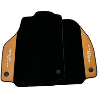 Floor Mats for Ferrari 458 Spider (2012-2015) with Beige Tradizione Nappa Leather - AutoWin