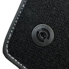 Floor Mats for Ferrari 458 Spider (2012-2015) with Bordeaux Nappa Leather - AutoWin