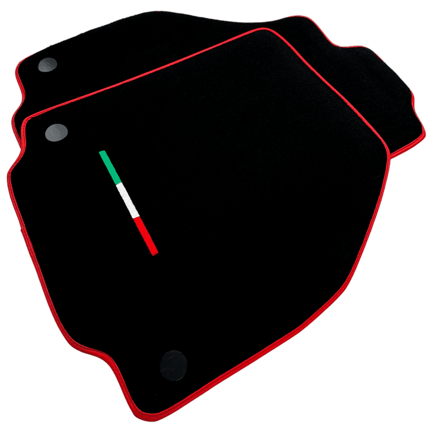 Floor Mats For Ferrari 488 Pista Spider (2019-2021) - Red Trim - AutoWin