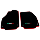Floor Mats For Ferrari 488 Pista Spider (2019-2021) - Red Trim - AutoWin