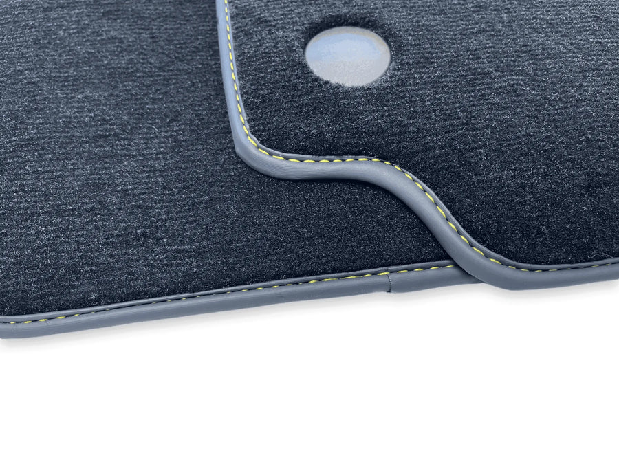 Floor Mats For Ferrari 488 GTB 2015-2022 Carpet With Carbon Fiber - AutoWin