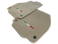 Floor Mats For Ferrari 488 Spider (2016-2022) Beige Autowin Brand Italian Edition