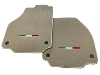 Floor Mats For Ferrari 488 Spider (2016-2022) Beige Autowin Brand Italian Edition
