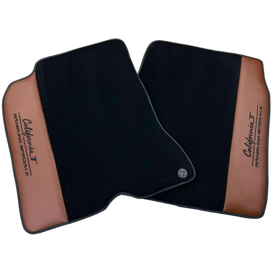 Floor Mats for Ferrari California T (2015-2018) Cuoio Nappa | Handling Speciale - AutoWin