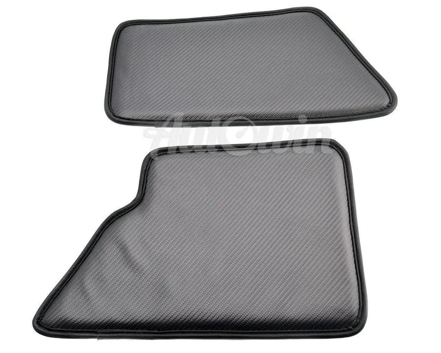 Floor Mats For Ferrari F430 2004-2009 Carbon & Alcantara Leather - AutoWin