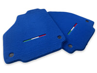 Floor Mats For Ferrari F8 Spider 2019-2022 Blue Italian Edition