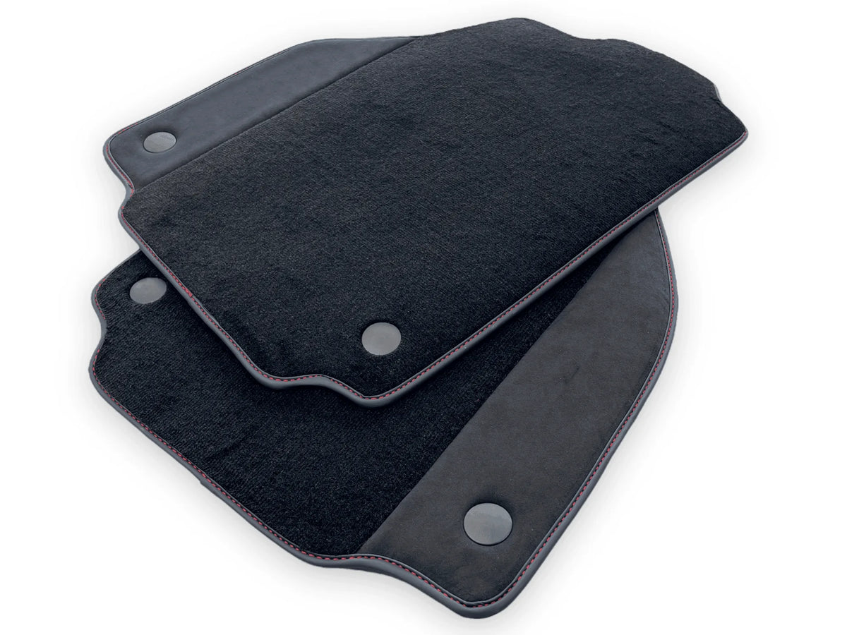 Floor Mats For Ferrari F8 Spider 2019-2022 Red Italian Edition - AutoWin