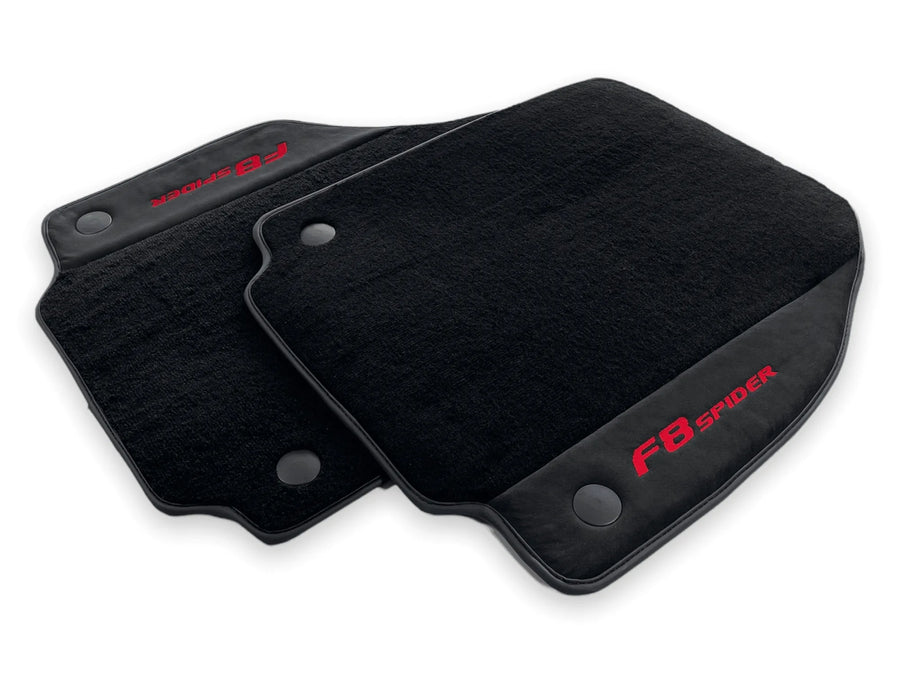 Floor Mats For Ferrari F8 Spider 2019-2022 Red Italian Edition - AutoWin