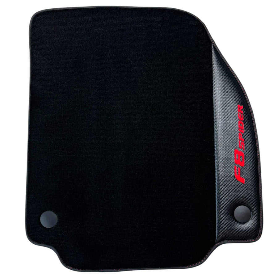 Floor Mats for Ferrari F8 Spider (2019-2022) with Carbon Fiber - AutoWin