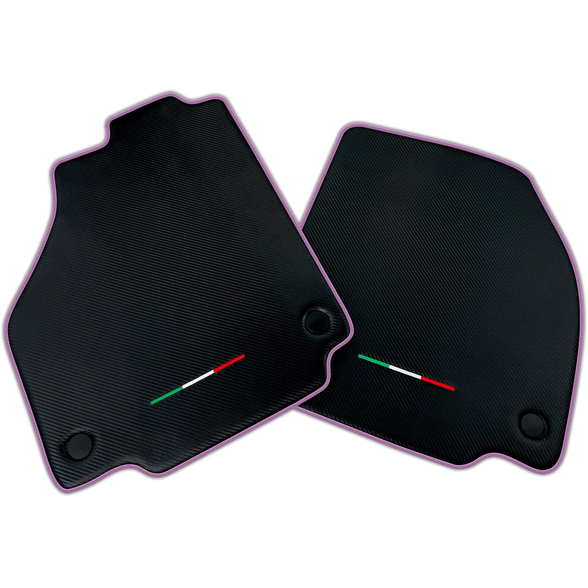 Floor Mats For Ferrari F8 Spider (2019-2023) Carbon Fiber AutoWin Brand Italian Edition