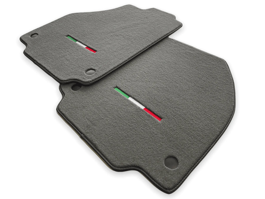 Floor Mats For Ferrari F8 Spider 2019-2023 Gray Italian Edition