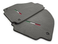Floor Mats For Ferrari F8 Tributo (2019-2023) Gray Italian Edition - AutoWin