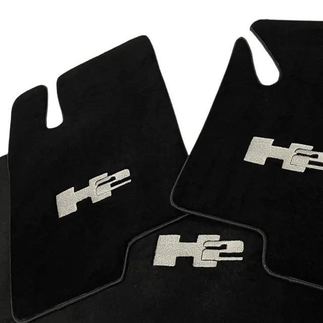 Floor Mats For Hummer H2 2003-2009 Tailored Black Carpets - AutoWin