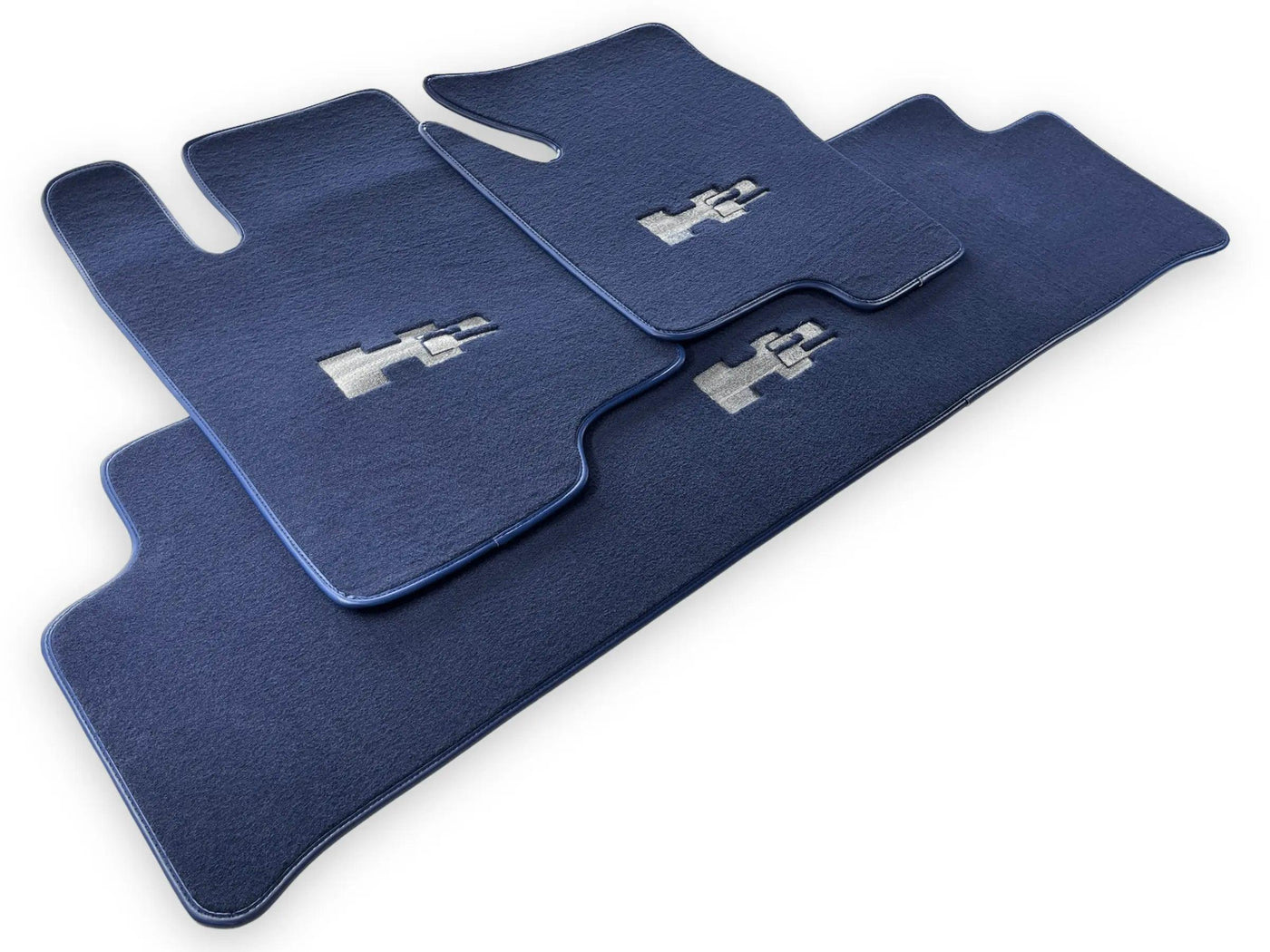 Floor Mats For Hummer H2 2003-2009 Tailored Dark Blue Color Carpets - AutoWin