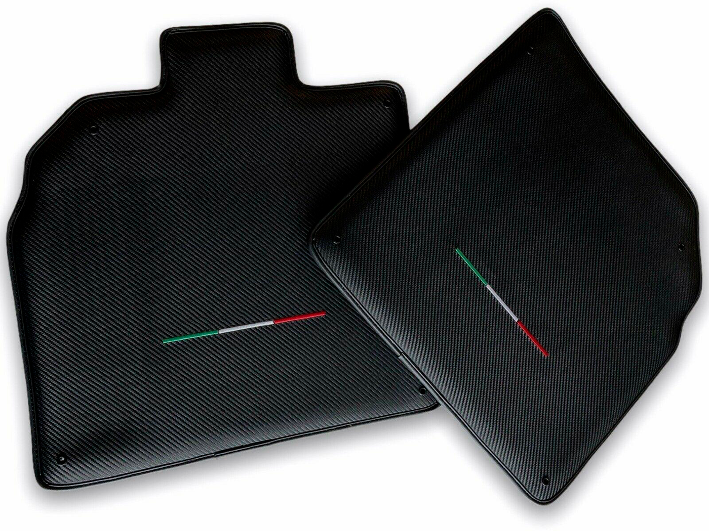 Floor Mats Lamborghini Aventador Carbon Fiber Leather Limited Edition